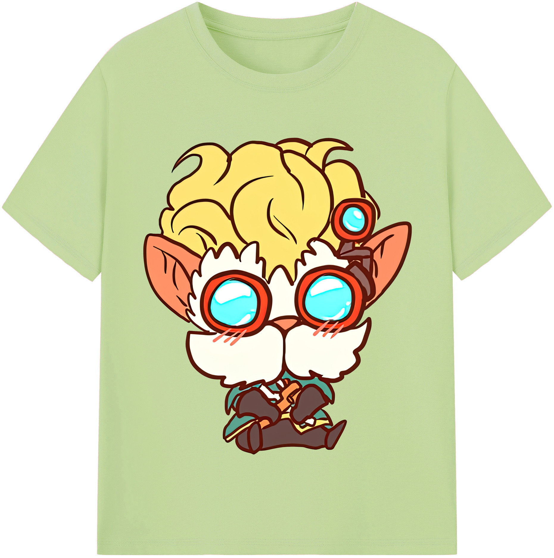 リーグ・オブ・レジェンド League of Legends LOL 綿100％半袖Tシャツ（フロントプリント）